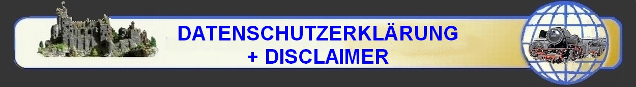 DISCLAIMER + DATENSCHUTZ