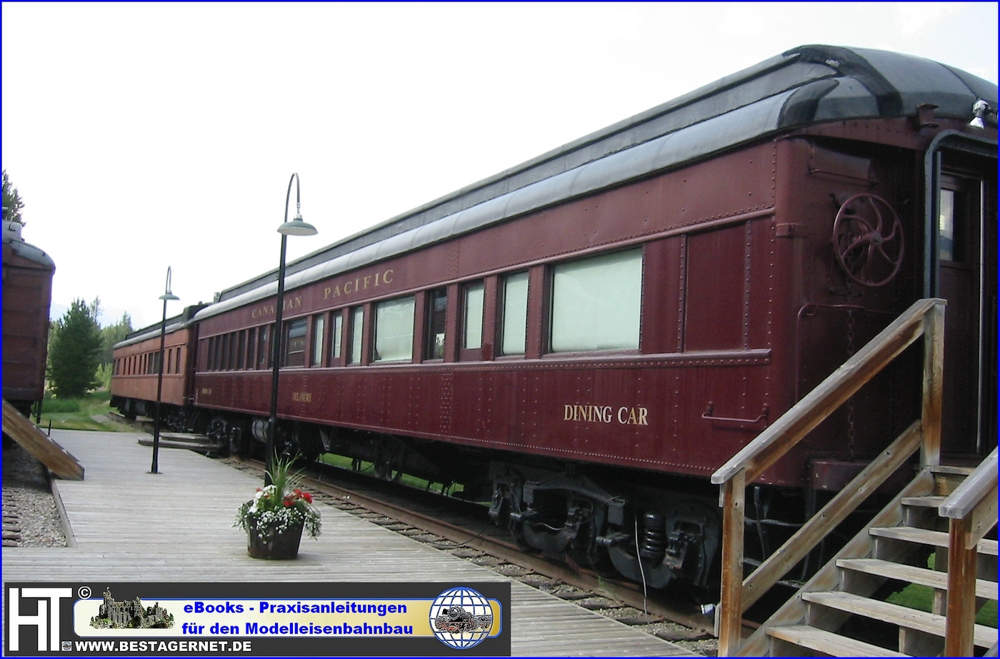 Historischer Dining Car Canadian Pacific