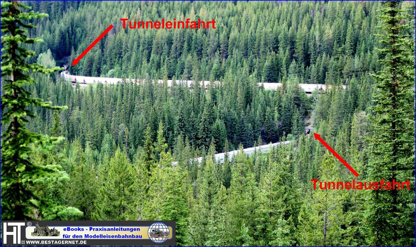 Spiral Tunnels Siral Tunnel Kicking Horse Pass BC