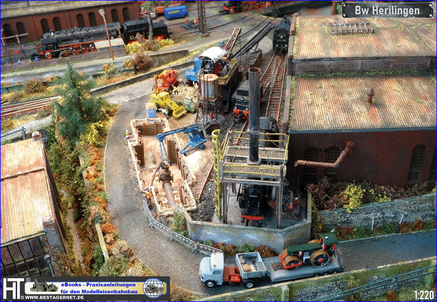 Heizlok Kamin Bahnbetriebswerk 1:220 1:160 Heizlok Kamin Bahnbetriebswerk 1:220 1:160